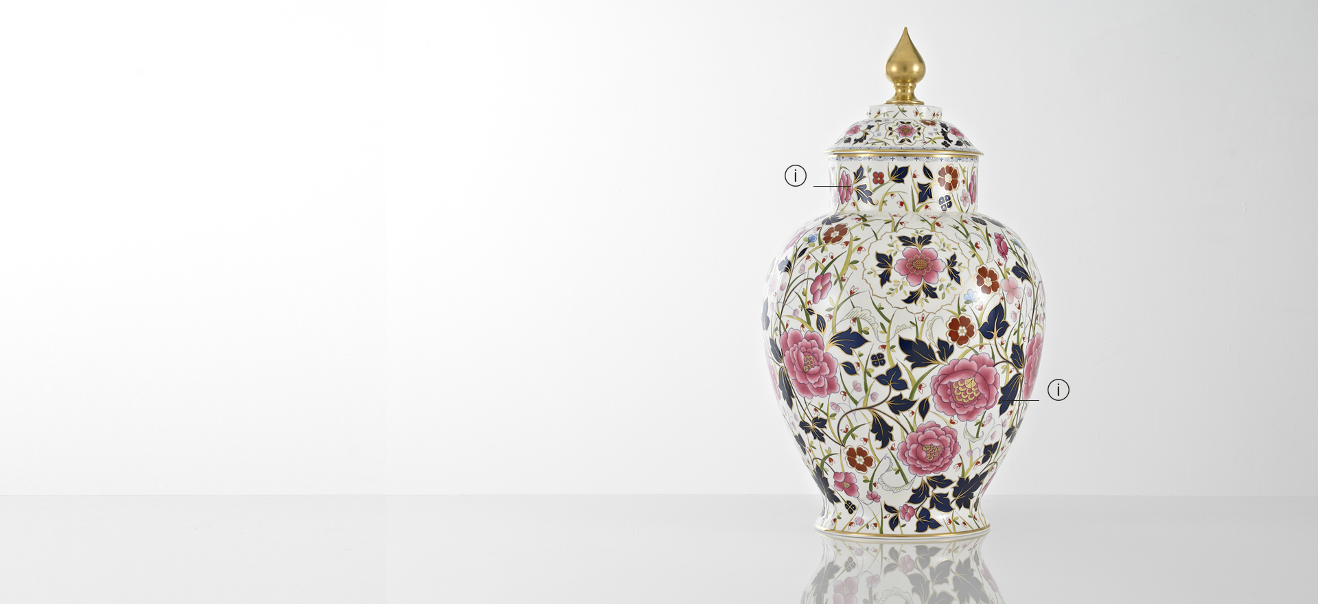Luxury Ceramics Fine Bone China large vase