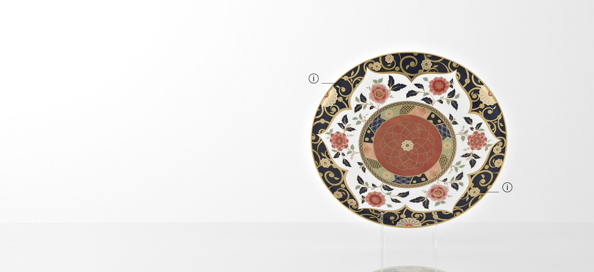 British Luxury Ceramics Fine Bone Chine Floral Comport Platter