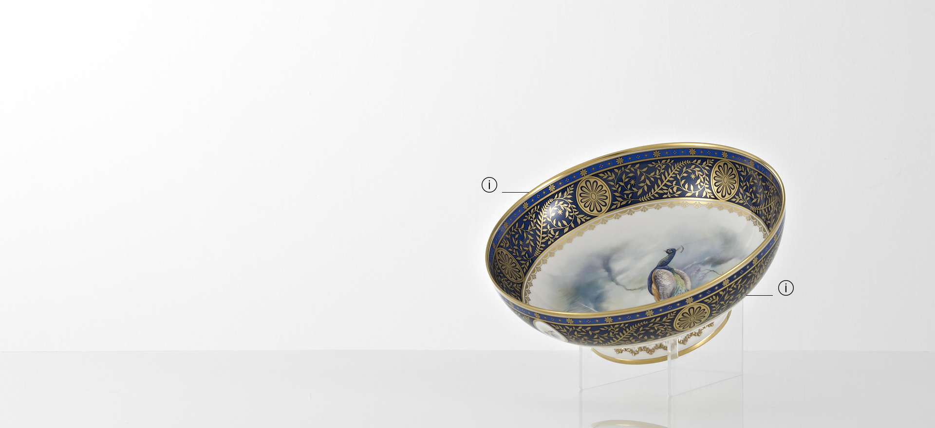 British Luxury Ceramics Fine Bone China Large Bowl