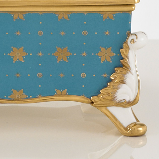 Hand Gold Gilding Fine Bone China Box