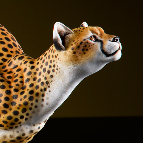 Cheetah Predator Hand Painted